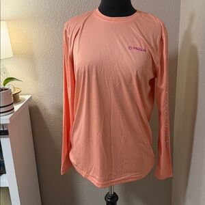 Magellan Outdoors Peach Long Sleeve Tee